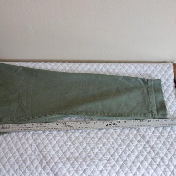 NWT COSMIC BLUE LOVE Matcha Green Crop Pants – Sz 33 - Picture 6 of 6